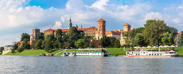 Image showing Wawel castle in Kracow