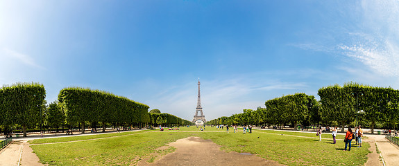 Image showing Eiffel tower in Paris