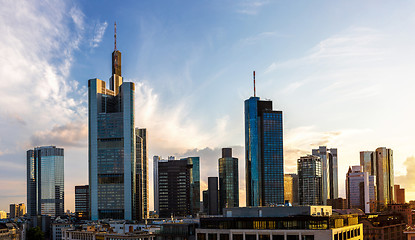 Image showing Aerial view of Frankfurt