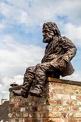 Image showing Sculpture a chimney  in Lviv, Ukraine