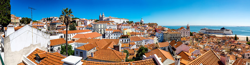 Image showing Panorama of Lisbon