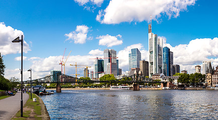 Image showing Ginancial district in Frankfurt