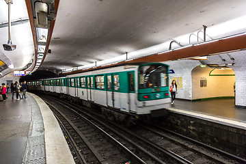 Image showing Paris Metro station