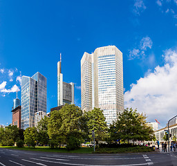 Image showing City street n Frankfurt