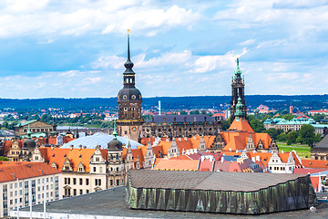 Image showing Panoramic view of Dresden