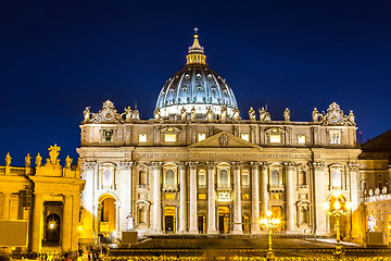 Image showing Vatican at night