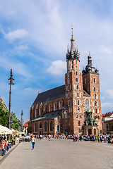 Image showing St. Mary\'s Church in Krakow