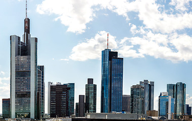 Image showing Financial district in Frankfurt