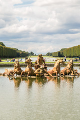 Image showing Fountain of Apollo in garden of Versailles Palace