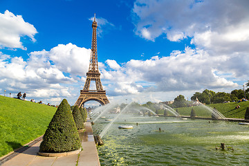 Image showing Eiffel Tower in Paris