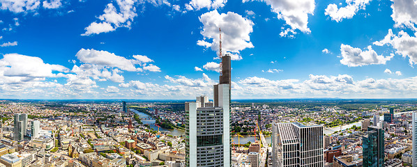 Image showing Financial district in Frankfurt