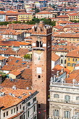 Image showing Aerial view of Verona, Italy