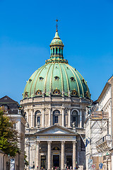 Image showing The Marble Church in Copenhagen, Denmark