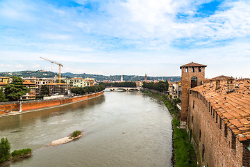 Image showing Castelvecchio in Verona, Italy