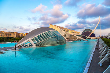 Image showing City of arts and sciences  in Valencia, Spain