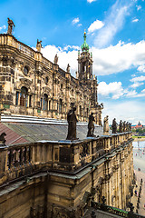 Image showing The Kreuzkirche church in Dresden