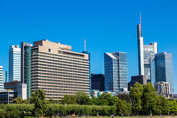 Image showing Financial district in Frankfurt