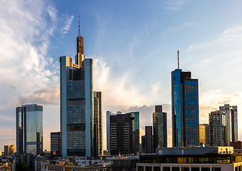 Image showing Aerial view of Frankfurt