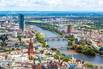 Image showing Financial district in Frankfurt