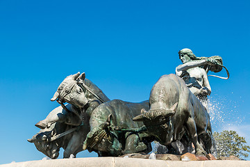 Image showing The Gefion fountain in Copenhagen