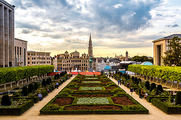 Image showing Cityscape of Brussels