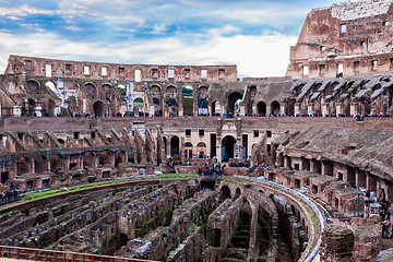 Image showing The Iconic, the legendary Coliseum of Rome, Italy