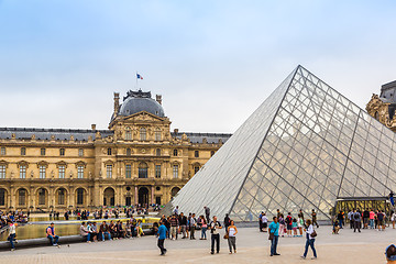 Image showing The Louvre museum in Paris