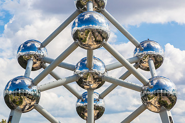 Image showing Atomium structure  in Brussels