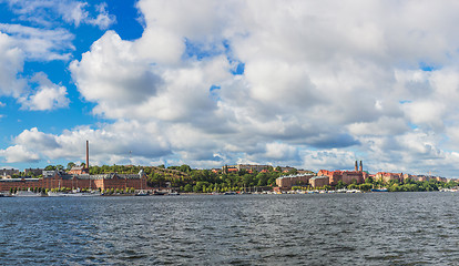 Image showing Ppanorama of the Old Town  in Stockholm, Sweden