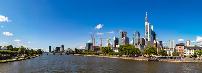 Image showing Ginancial district in Frankfurt