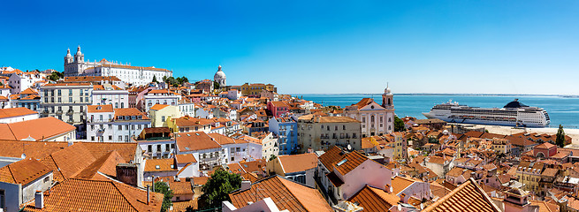 Image showing Panorama of Lisbon