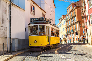 Image showing Lisbon tram