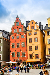 Image showing Stortorget place in Gamla stan, Stockholm