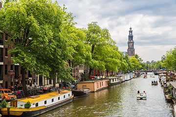 Image showing Westerkerk in Amsterdam