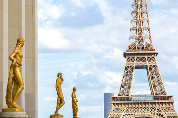 Image showing Eiffel Tower in Paris