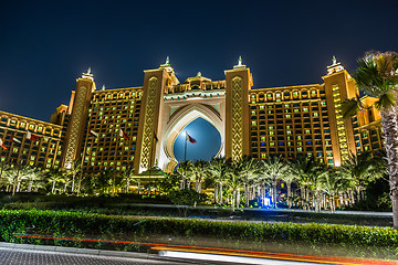 Image showing Atlantis, The Palm Hotel in Dubai, United Arab Emirates