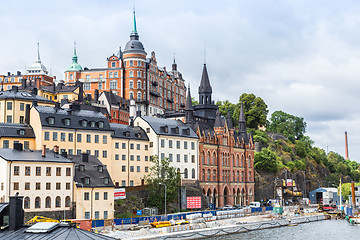 Image showing Ppanorama of the Old Town  in Stockholm, Sweden