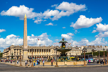 Image showing Place de la Concorde in Paris