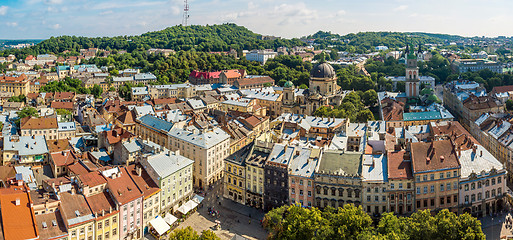 Image showing Lviv bird\'s-eye view