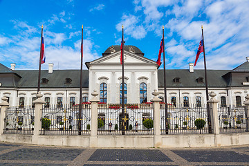 Image showing Grassalkovichov palace in Bratislava