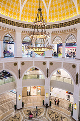 Image showing Interior View of Dubai Mall - world\'s largest shopping mall