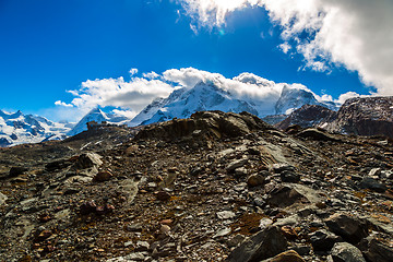 Image showing Alps mountain landscape in Swiss