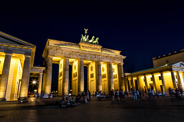 Image showing Brandenburg gate, Berlin, Germany