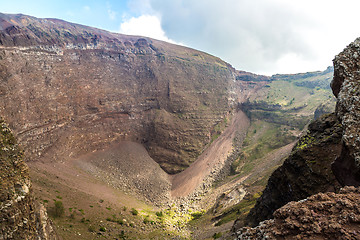 Image showing Vesuvius volcano crater