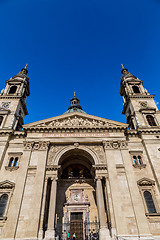 Image showing St. Stephen\'s Basilica, the largest church in Budapest, Hungary