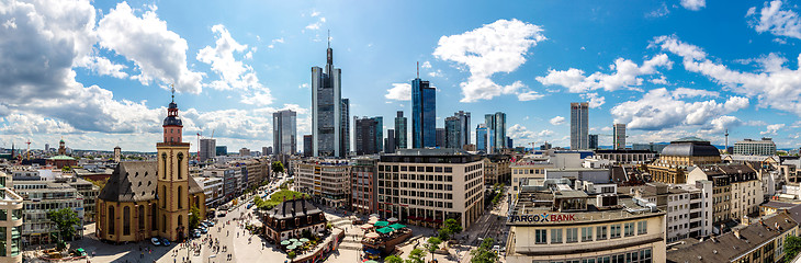 Image showing Financial district in Frankfurt