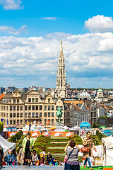 Image showing Cityscape of Brussels