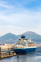 Image showing Cruise ship in Naples, Italy