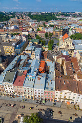 Image showing Lviv bird\'s-eye view