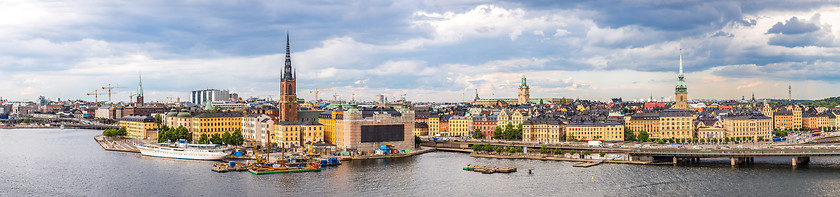Image showing Panorama of  Stockholm, Sweden
